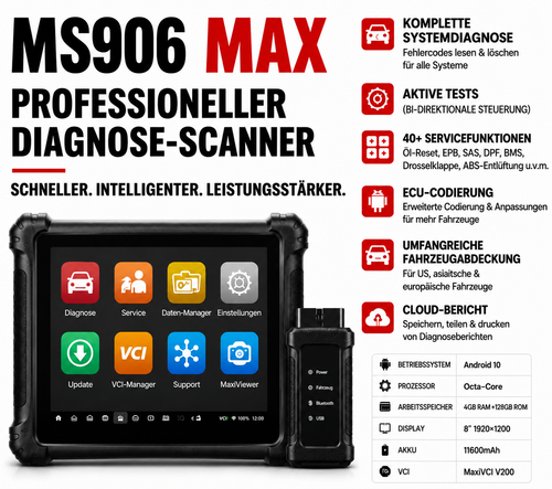 Strumento di diagnosi auto professionale con scansione della topologia